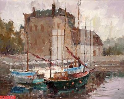 File tranh Tranh sơn dầu phương tây tổng hợp STS69158 (bản gốc) treo tường