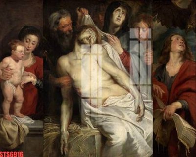 File tranh Tranh sơn dầu phương tây tổng hợp STS6916 (gốc) chủ đề trẻ em