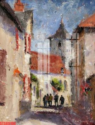 File gốc Tranh sơn dầu phương tây tổng hợp STS69180 (in mica) cắt laser