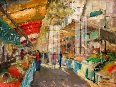 Download file ảnh gốc Tranh sơn dầu phương tây tổng hợp STS69184 để in ấn