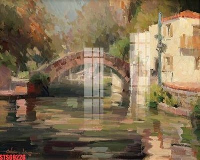 File tranh Tranh sơn dầu phương tây tổng hợp STS69226 (bản gốc) treo phòng ăn