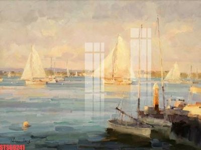 Tải file Tranh sơn dầu phương tây tổng hợp STS69241 (gốc) làm file in ấn