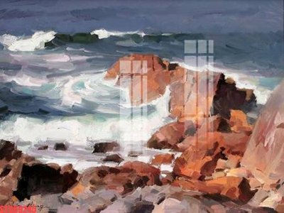 File ảnh Tranh sơn dầu phương tây tổng hợp STS69245 (gốc) dùng in Pano