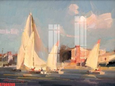 File gốc Tranh sơn dầu phương tây tổng hợp STS69269 (in lụa) trang trí tường