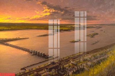 File gốc Tranh sơn dầu phương tây tổng hợp STS69406 (in lụa) trang trí tường