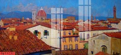 File gốc Tranh sơn dầu phương tây tổng hợp STS69410 (trang trí) phòng làm việc