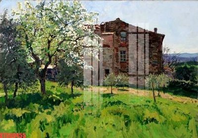 File tranh gốc Tranh sơn dầu phương tây tổng hợp STS69455 (bản quyền) Filetranh.com