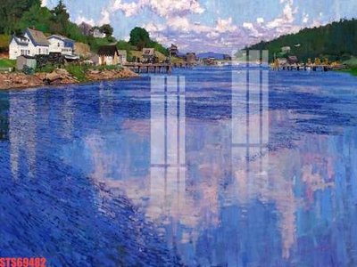 File gốc Tranh sơn dầu phương tây tổng hợp STS69482 (thiết kế) cho in ấn