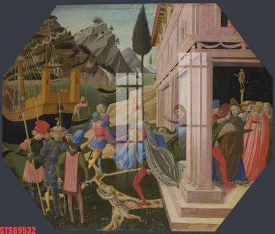 File gốc Tranh sơn dầu phương tây tổng hợp STS69532 (AI/EPS) cho in ấn