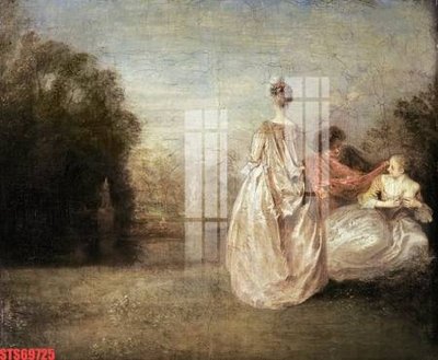 File in trần Tranh sơn dầu phương tây tổng hợp STS69725 (bản gốc) hoa văn