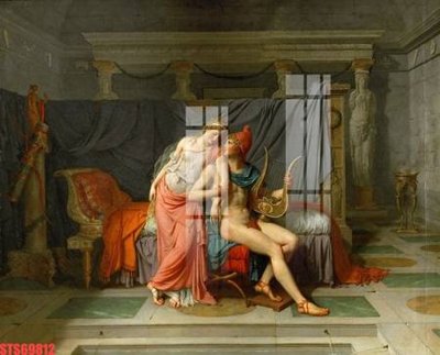 File gốc Tranh sơn dầu phương tây tổng hợp STS69812 (in tráng gương) hiện đại