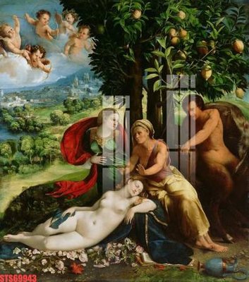 File ảnh Tranh sơn dầu phương tây tổng hợp STS69943 (gốc) cho trang trí nhà hàng