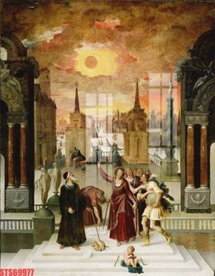 File in ấn Tranh sơn dầu phương tây tổng hợp STS69977 chuyên nghiệp