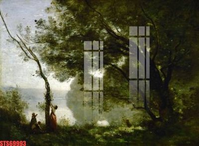 File tranh Tranh sơn dầu phương tây tổng hợp STS69993 (bản gốc) treo quán cafe