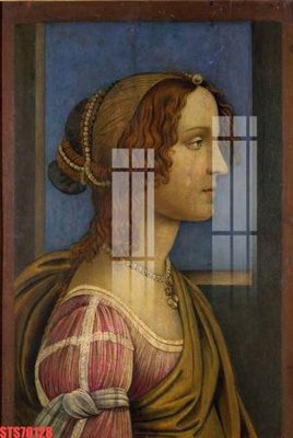 File in trần Tranh sơn dầu phương tây tổng hợp STS70128 (bản gốc) hoa văn