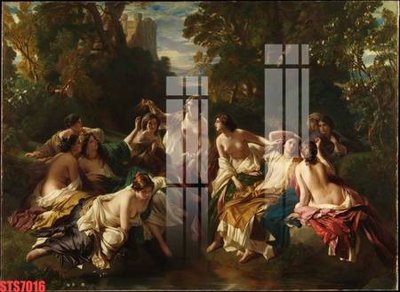 File PSD in ấn Tranh sơn dầu phương tây tổng hợp STS7016 (chất lượng cao)