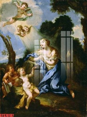 File ảnh Tranh sơn dầu phương tây tổng hợp STS70187 (gốc) in biển hiệu