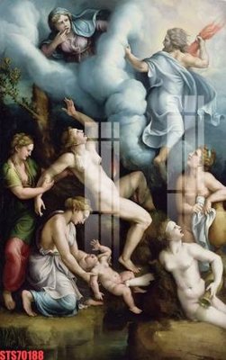 File gốc Tranh sơn dầu phương tây tổng hợp STS70188 (ảnh chi tiết) để in lụa