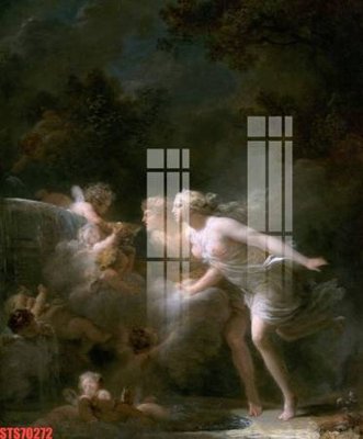 File gốc Tranh sơn dầu phương tây tổng hợp STS70272 (trang trí) phòng làm việc