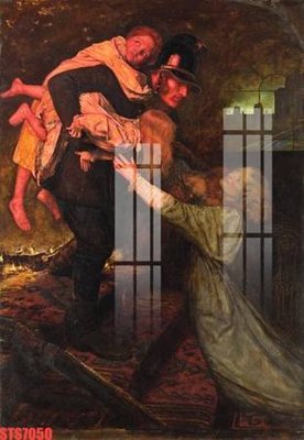 File in trần Tranh sơn dầu phương tây tổng hợp STS7050 (bản gốc) hoa văn