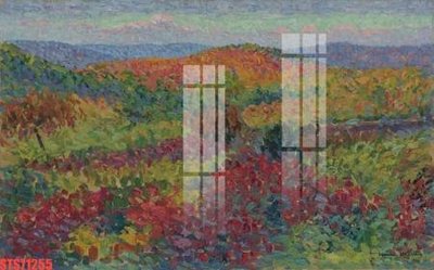 File in trần Tranh sơn dầu phương tây tổng hợp STS71255 (bản gốc) hoa văn