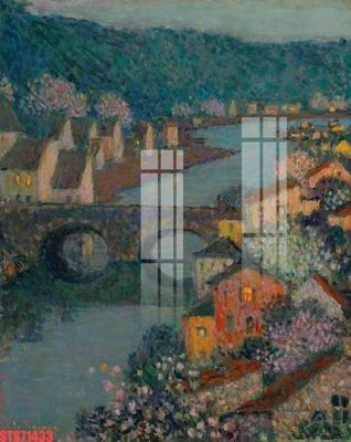 File tranh gốc in trần nhà Tranh sơn dầu phương tây tổng hợp STS71433 3D