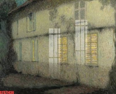 File tranh Tranh sơn dầu phương tây tổng hợp STS71436 (gốc) in trên kính