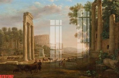 Tải file gốc Tranh sơn dầu phương tây tổng hợp STS71767 (để in lụa)