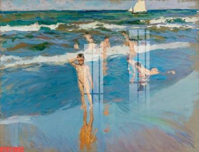 File tranh gốc PSD Tranh sơn dầu phương tây tổng hợp STS71952 còn nguyên layer