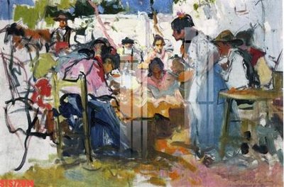 File gốc Tranh sơn dầu phương tây tổng hợp STS72014 cho in ấn và thiết kế