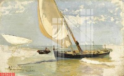 File in trần Tranh sơn dầu phương tây tổng hợp STS72019 (bản gốc) bầu trời