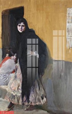 Tải file Tranh sơn dầu phương tây tổng hợp STS72032 (gốc) in tranh tráng gương