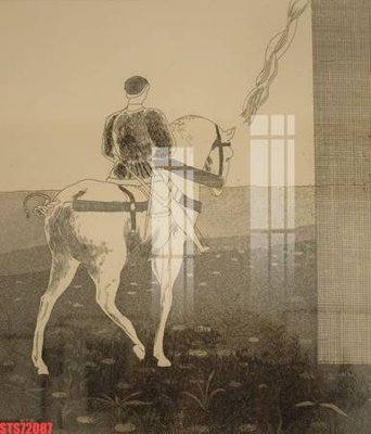 File tranh Tranh sơn dầu phương tây tổng hợp STS72087 (bản gốc) treo quán cafe