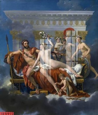 File PSD Tranh sơn dầu phương tây tổng hợp STS72351 (chất lượng in ấn)