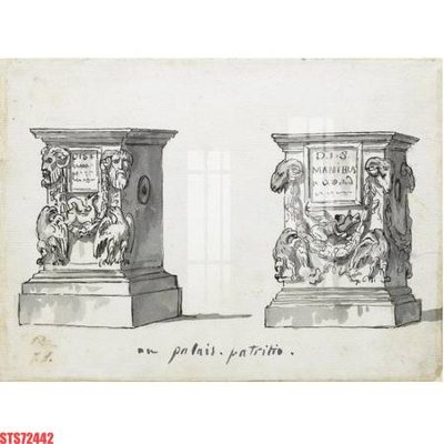 File gốc Tranh sơn dầu phương tây tổng hợp STS72442 (trang trí) phòng làm việc