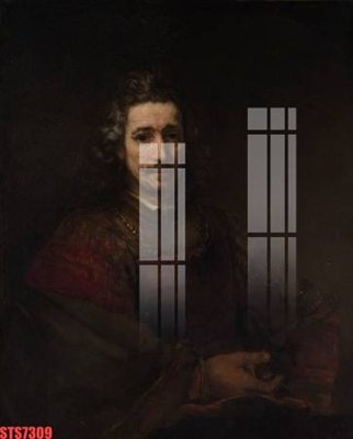 Ảnh gốc Tranh sơn dầu phương tây tổng hợp STS7309 (nét căng) in mica