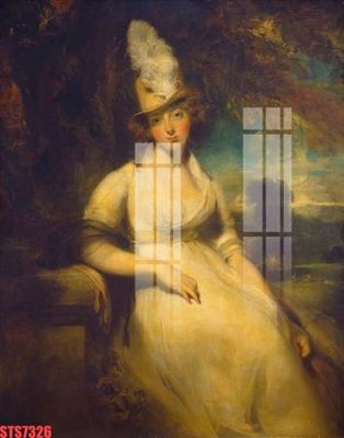 File in lụa Tranh sơn dầu phương tây tổng hợp STS7326 (phong cảnh) Tranh sơn dầu phương tây tổng hợp STS7326