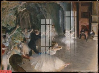 File in trần Tranh sơn dầu phương tây tổng hợp STS7335 (bản gốc 3D) sống động