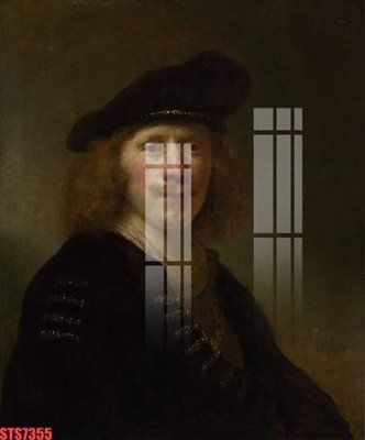 File tranh gốc PSD Tranh sơn dầu phương tây tổng hợp STS7355 còn nguyên layer