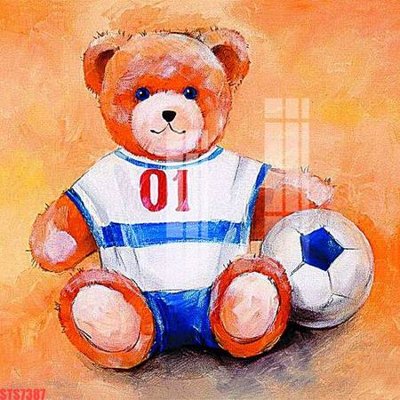 File tranh Tranh sơn dầu phương tây tổng hợp STS7387 (gốc) chủ đề động vật