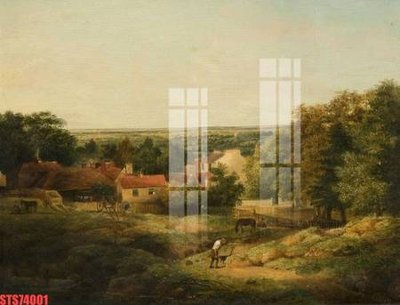 File tranh Tranh sơn dầu phương tây tổng hợp STS74001 (gốc) in vải canvas