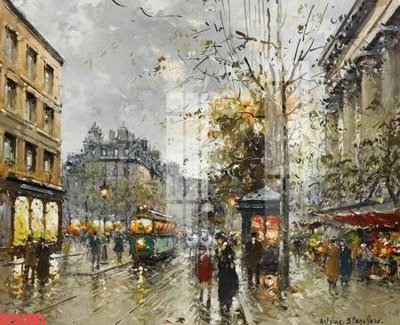 File gốc Tranh sơn dầu phương tây tổng hợp STS7401 (phong cách) tối giản