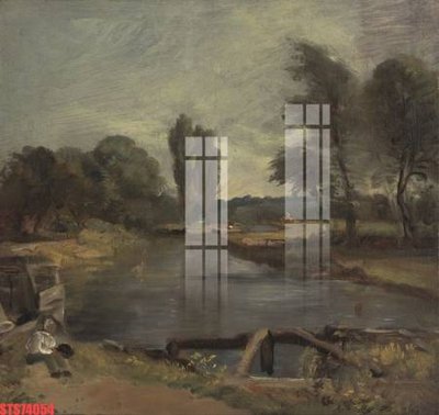 File gốc Tranh sơn dầu phương tây tổng hợp STS74054 (in mica) cắt laser