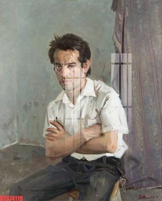 File ảnh Tranh sơn dầu phương tây tổng hợp STS74119 (gốc) in standee