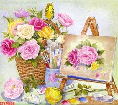 File gốc Tranh sơn dầu phương tây tổng hợp STS74358 (cho in ấn) từ kho Filetranh