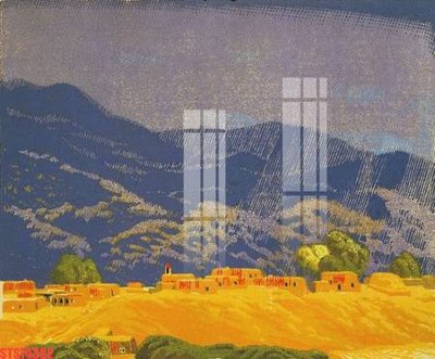 File tranh Tranh sơn dầu phương tây tổng hợp STS74382 (gốc) chủ đề thành phố