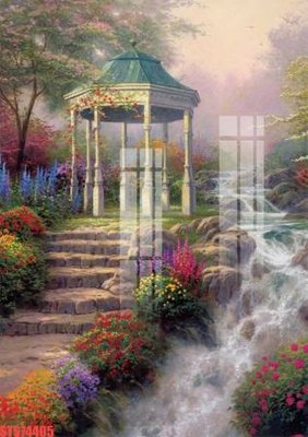 File in trần Tranh sơn dầu phương tây tổng hợp STS74405 (bản gốc) mây trời