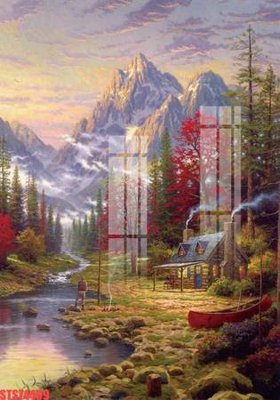 File tranh Tranh sơn dầu phương tây tổng hợp STS74409 (ảnh gốc) độ nét vượt trội