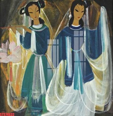 Tải file Tranh sơn dầu phương tây tổng hợp STS74632 (gốc) để in ấn ngay