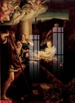 Ảnh gốc file in lụa Tranh sơn dầu phương tây tổng hợp STS74716 chi tiết